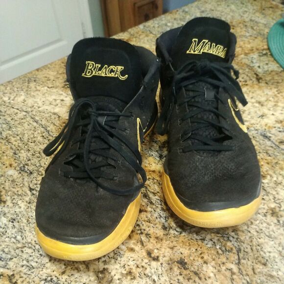2017 Nike Kobe A.D. Mid BM City Edition Black Mamba Lakers AQ5164-001 Size 10 main image 4